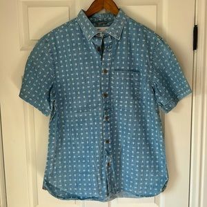 Chambray Short Sleeve Button Down
